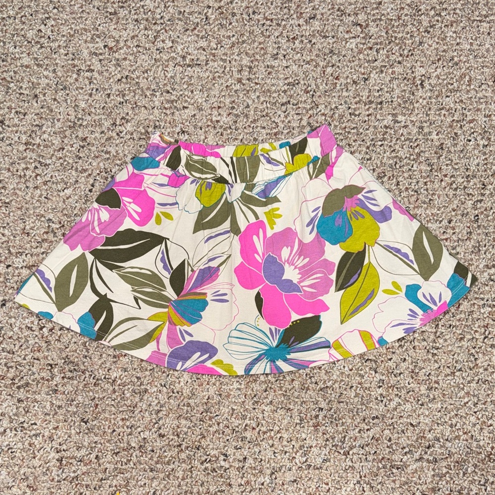 GAP Kids Floral Skirt with Pink and Green